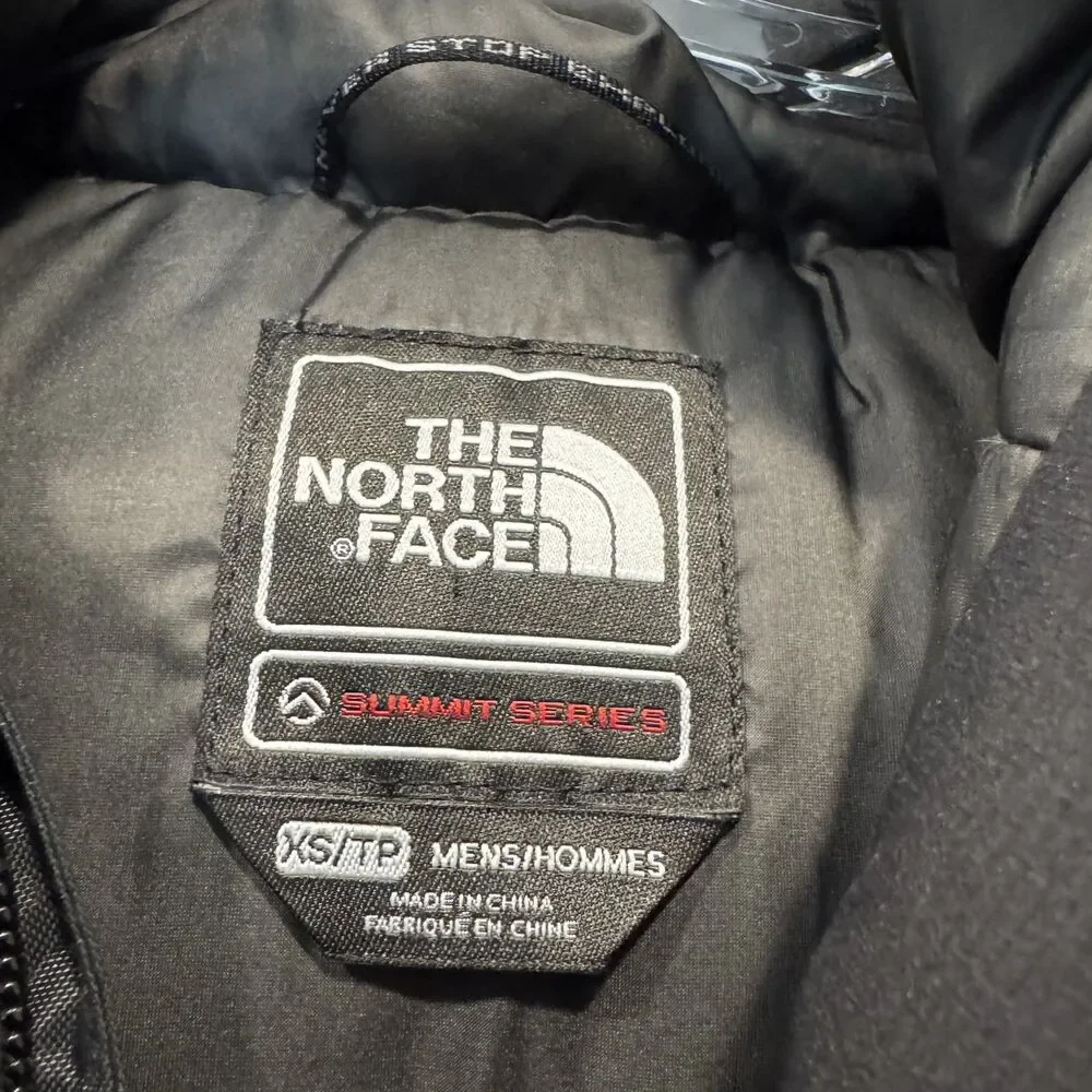 The North Face Summit Series 800 Jacket Down Hooded Puffer Black Men Extra Small